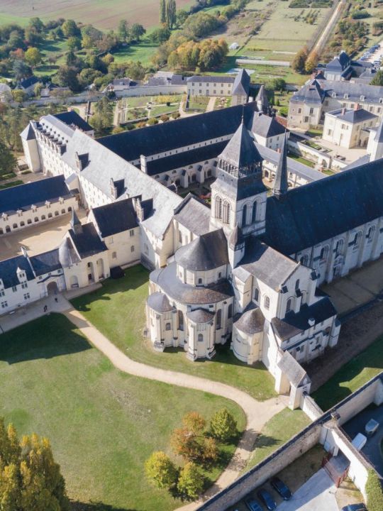 FONTEVRAUD L'ABBAYE - 30 mn de Oiron<br />Découvrez l'abbaye Royal de Fontevraud, la plus grande cité monastique d'Europe qui contient les gisants d’Aliénor d’Aquitaine et de Richard Cœur de Lion. <br />Plus d'infos : https://www.fontevraud.fr/
